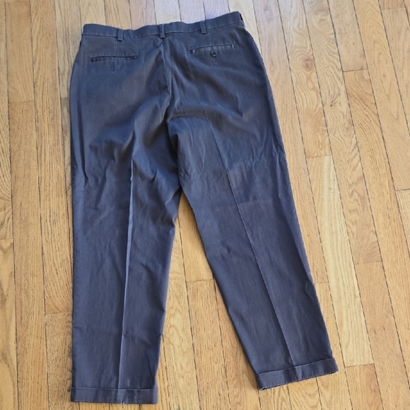 Savane Men's Charcoal Dress Pants - Picture 2 of 5